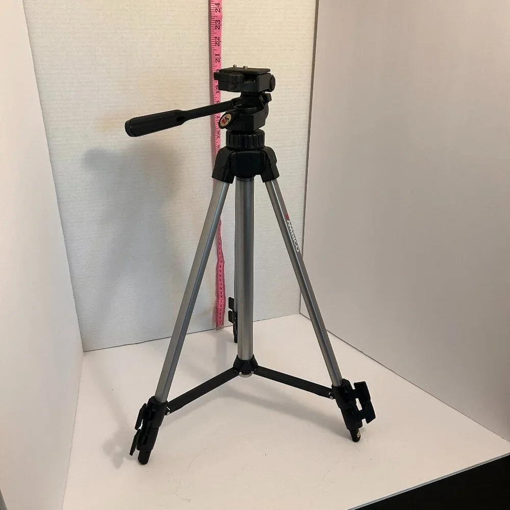 Ambico Adjustable Aluminum Tripod | Lightweight Camera & Video Stand
